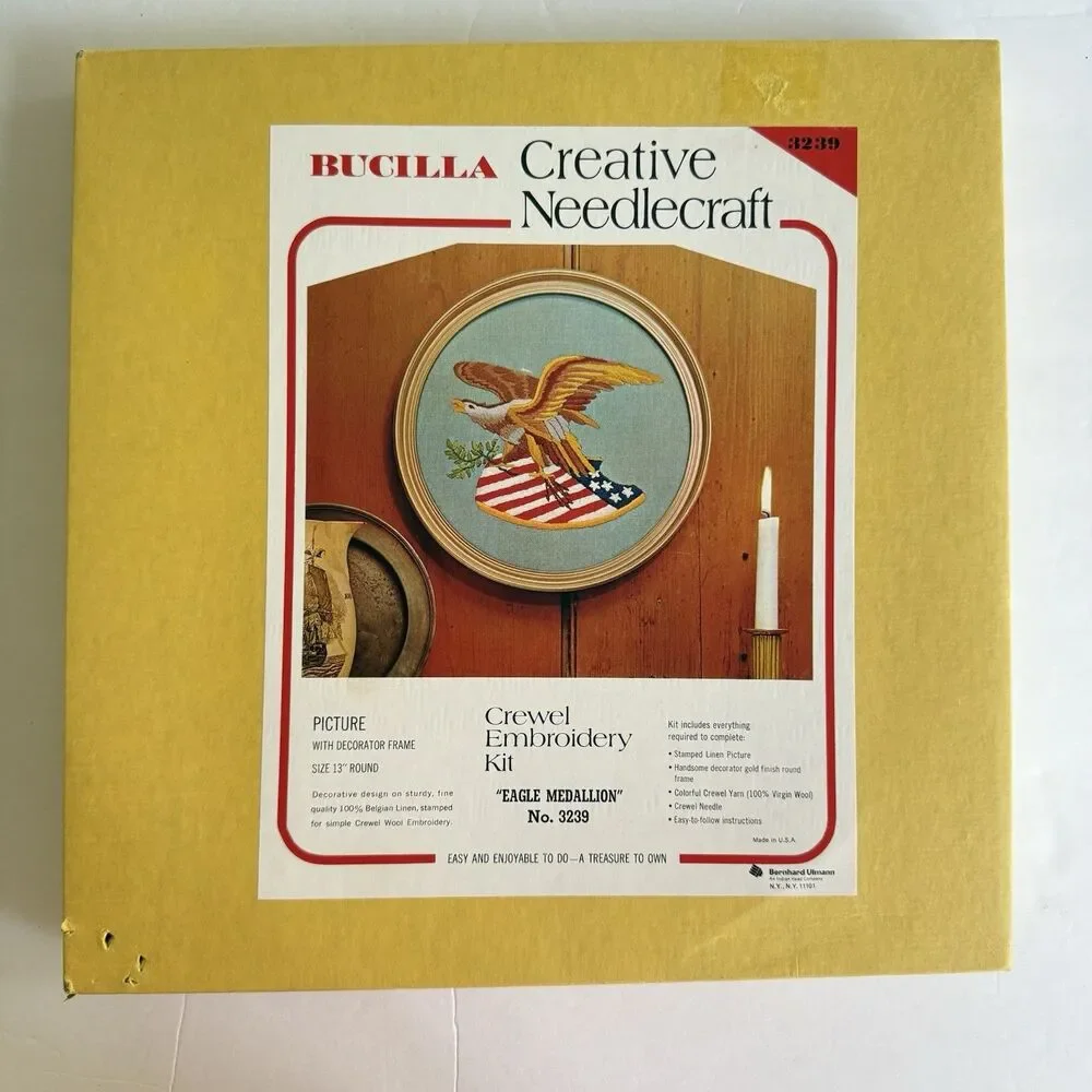 Bucilla vtg crewel